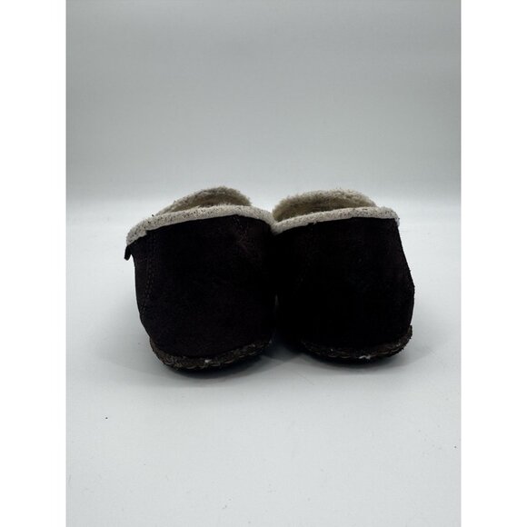 Columbia Moccasins Mens 7 Slipper Suede Brown Faux Fur Lined Comfort Warm Cozy main image 4